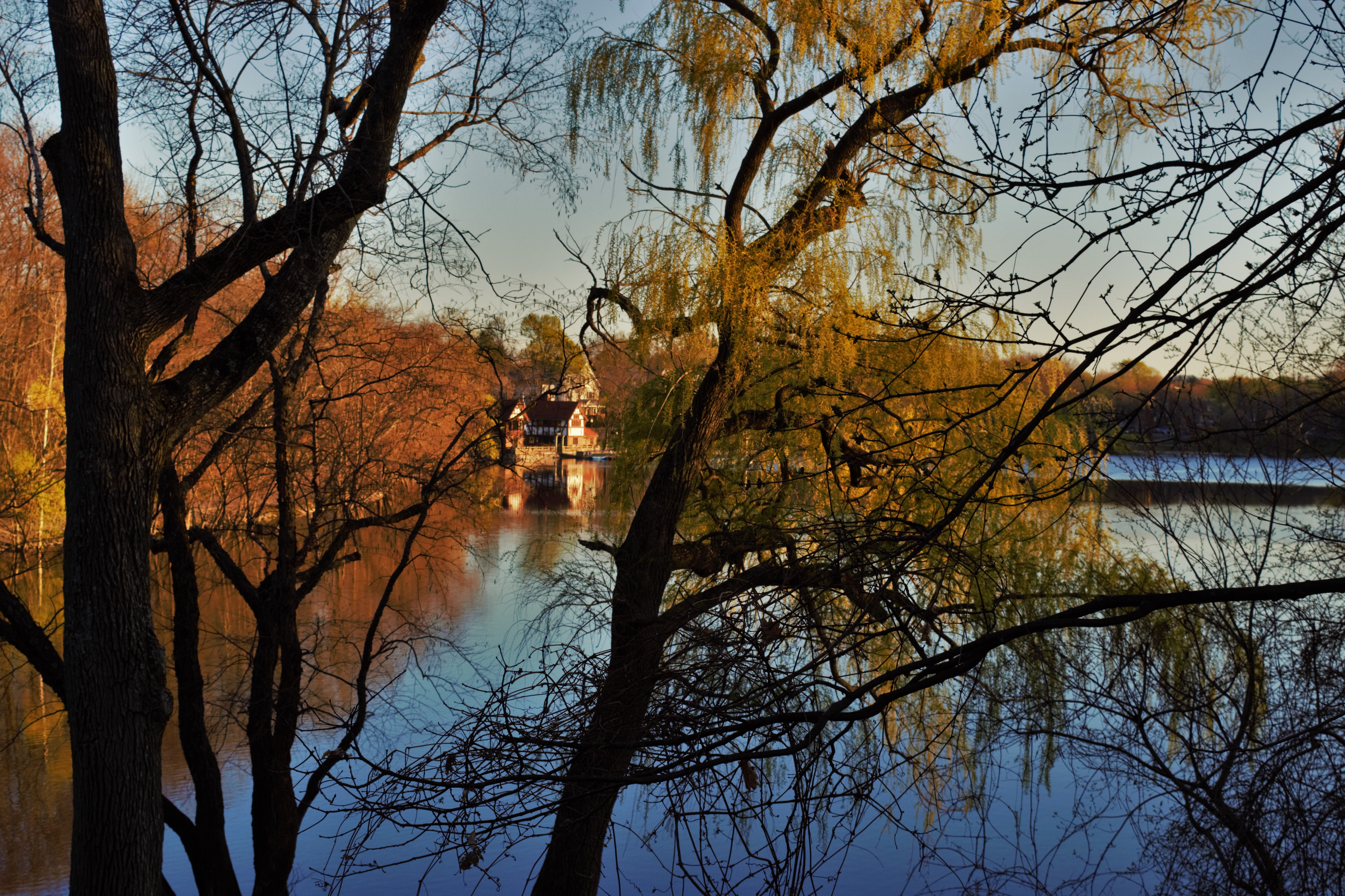 "Sunset on Jamaica Pond". © Navroop Sahdev. All rights reserved.