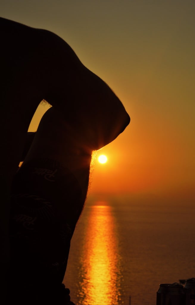 "Sunset in Santorini" © Navroop Sahdev. All rights reserved.